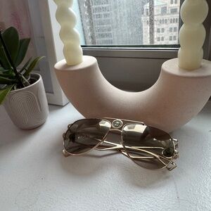 Authentic Versace Gold Aviators
